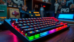 retro gaming keyboard